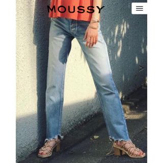 マウジー(moussy)のMOUSSY  👖 MV WAIST FIT STRAIGHT 👖ストレート(デニム/ジーンズ)