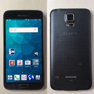 サムスン(SAMSUNG)のdocomo GALAXY S5 SC-04F ﾁｬｺｰﾙﾌﾞﾗｯｸ(スマートフォン本体)