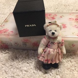 プラダ(PRADA)のプラダ♡くま チャーム キーリング ベア(キーホルダー)