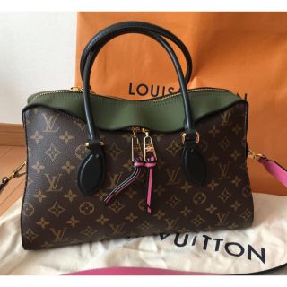 ルイヴィトン(LOUIS VUITTON)のルイヴィトン LOUIS VUITTON テュイルリートート カーキ×ピンク(トートバッグ)