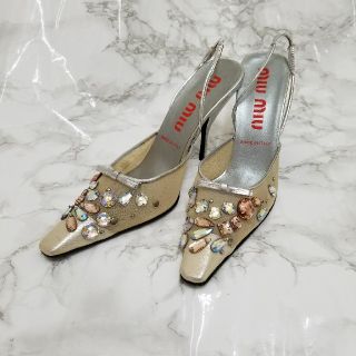 ミュウミュウ(miumiu)のお正月セール　ミュウミュウ　バックストラップサンダル(サンダル)