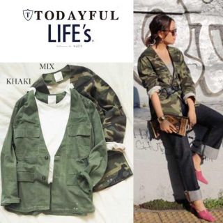 トゥデイフル(TODAYFUL)のモーモーあやちゃん様専用❣️トゥデイフル  ミリタリージャケット(ミリタリージャケット)