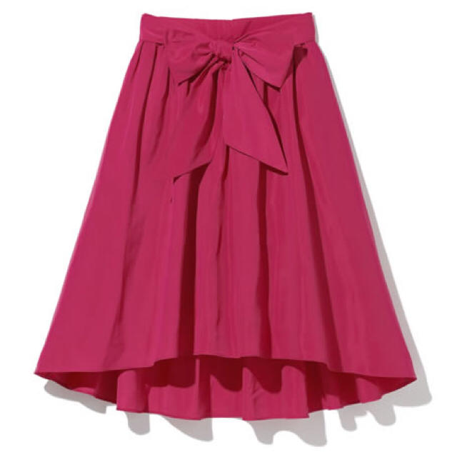 GRL(グレイル)の【完売品】GRL グレイル ビッグリボン付テールロングスカート レディースのスカート(ひざ丈スカート)の商品写真