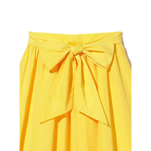 GRL(グレイル)の【完売品】GRL グレイル ビッグリボン付テールロングスカート レディースのスカート(ひざ丈スカート)の商品写真