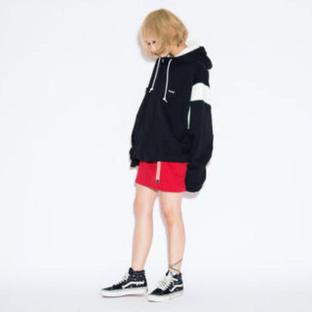 X-girl(エックスガール)のX-girl SWEAT BIG BLOUSON レディースのトップス(パーカー)の商品写真