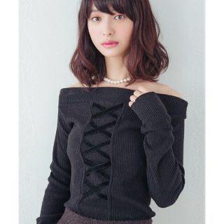 イートミー(EATME)の⚠️31日まで再値下げ⚠️EATME❤︎2way オフショルニットトップス❤︎(カットソー(長袖/七分))