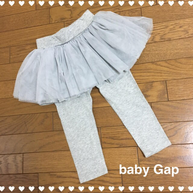 babyGAP(ベビーギャップ)の【新品】baby Gap チュールスカート レギンス 90♡検:プティマイン キッズ/ベビー/マタニティのキッズ服女の子用(90cm~)(スカート)の商品写真