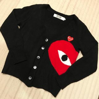 コムデギャルソン(COMME des GARCONS)のギャルソン風 PLAY カーディガン(カーディガン)