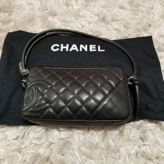 シャネル(CHANEL)の正規品　CHANEL　カンボンライン　アクセサリーポーチ(ハンドバッグ)