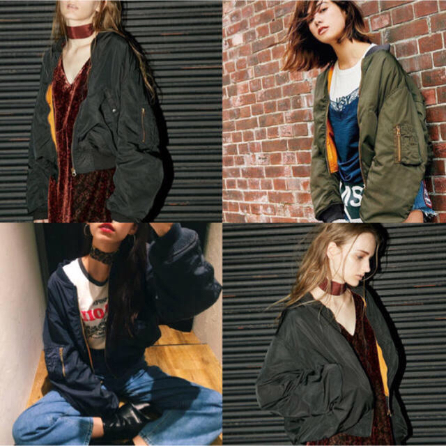 moussy(マウジー)のmoussy☆大人気完売MA-1 レディースのジャケット/アウター(ブルゾン)の商品写真