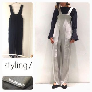 ロンハーマン(Ron Herman)の定価5万円！美品✦styling/ サロペット 美脚パンツ (サロペット/オーバーオール)