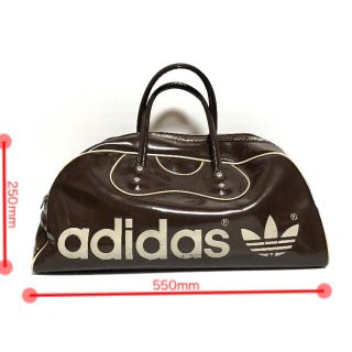 adidas - アディダス エナメル ボストンバッグ ヴィンテージ