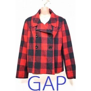 ギャップ(GAP)のGAP lギャップlウールブレンドlフランネルlショートジャケット/L(その他)