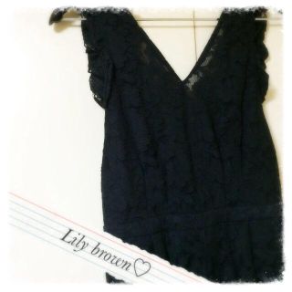 リリーブラウン(Lily Brown)の専用♡総レースロンパース(オールインワン)