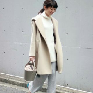 スピックアンドスパン(Spick & Span)のスピック&スパン 美品 spick and span フーディコート 36(ロングコート)