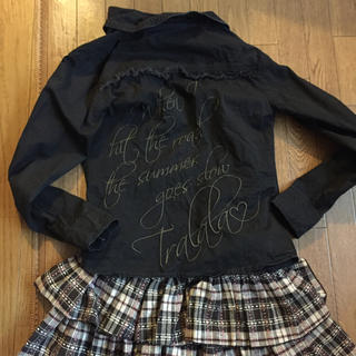 リズリサ(LIZ LISA)のリズリサ LIZLISA セットアップ スカート シャツジャケット イング好き(ミニスカート)