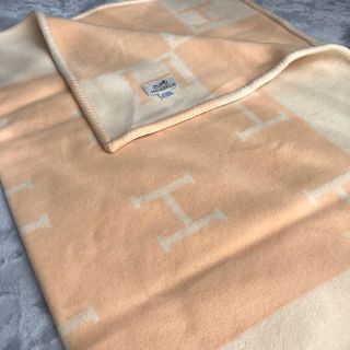 エルメス(Hermes)の最終値下げ！エルメス avalon アヴァロン ブランケット ひざ掛け 美品(おくるみ/ブランケット)