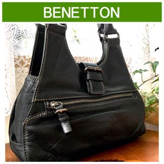 ベネトン(BENETTON)のうにちゃん3343様専用★BENETTON★ショルダー OK★本革バッグ(ハンドバッグ)