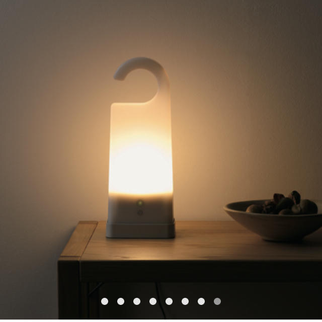 MUJI (無印良品)(ムジルシリョウヒン)の無印良品 LED 持ち運びできるあかり インテリア/住まい/日用品のライト/照明/LED(フロアスタンド)の商品写真