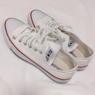 コンバース(CONVERSE)のコンバース 白 24cm convere(スニーカー)