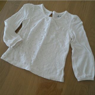 ベビーギャップ(babyGAP)のBaby Gap　レース花刺繍トップス(Tシャツ/カットソー)