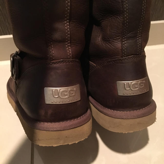 ブーツ美品♡UGGエンジニアブーツ♡シープスキンムートンブーツ