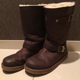 アグ(UGG)の美品♡UGGエンジニアブーツ♡シープスキンムートンブーツ(ブーツ)