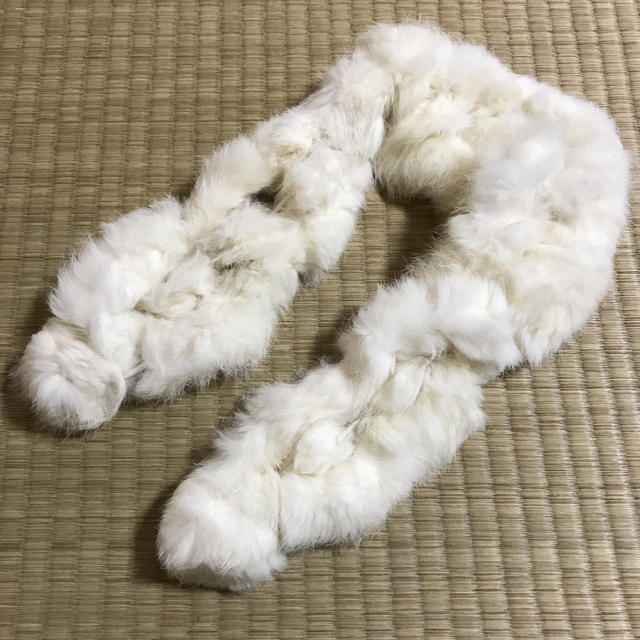 百貨店購入 ラビットファー マフラー