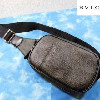 ブルガリ(BVLGARI)の【超美品】 ブルガリ ボディバッグ ワンショルダー ウィークエンド グレー(ボディーバッグ)