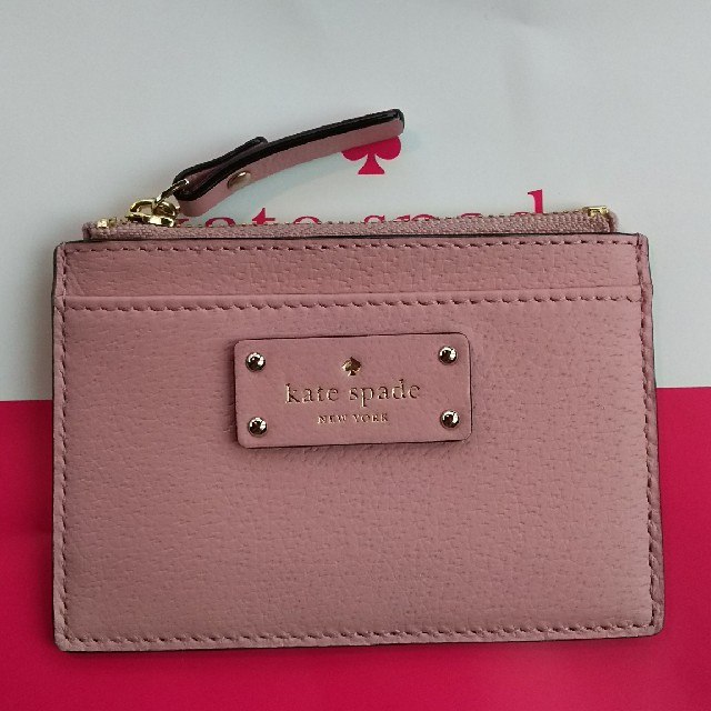 kate spade new york(ケイトスペードニューヨーク)の新品★ケイトスペードkate パスケース ピンク レディースのファッション小物(名刺入れ/定期入れ)の商品写真