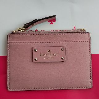 ケイトスペードニューヨーク(kate spade new york)の新品★ケイトスペードkate パスケース ピンク(名刺入れ/定期入れ)