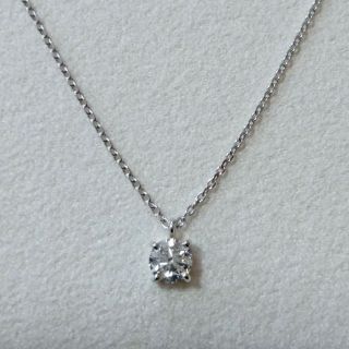 K18 WG  0.3ct  ダイヤ ネックレス(ネックレス)