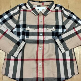 バーバリー(BURBERRY)の新品未使用☆バーバリーシャツ 2Y(ブラウス)