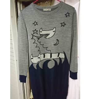 ツモリチサト(TSUMORI CHISATO)のお値下げ☆TSUMORI CHISATO ニットワンピ(ひざ丈ワンピース)