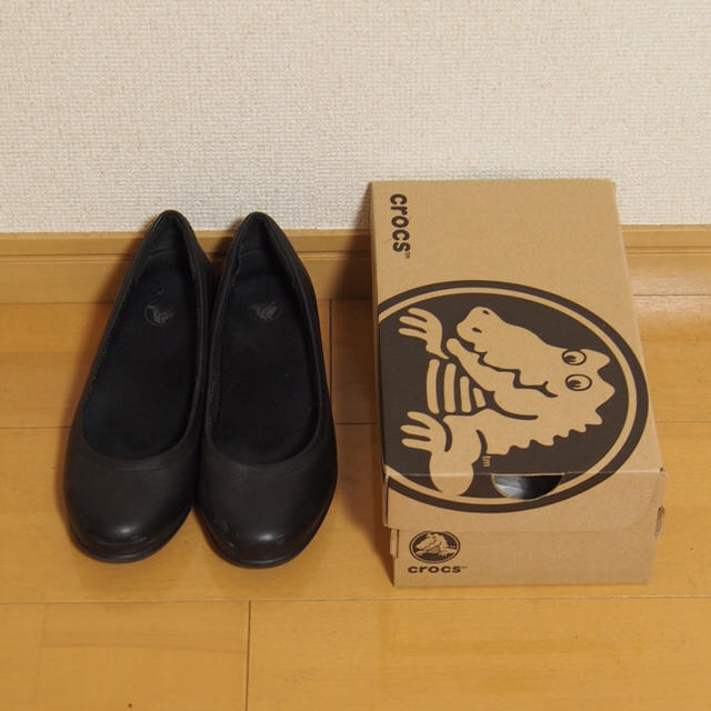 crocs(クロックス)の★CROCS クロックス★黒色 レディース パンプス レディースの靴/シューズ(ハイヒール/パンプス)の商品写真