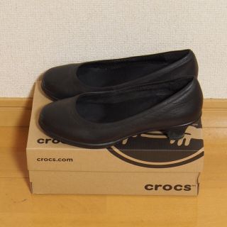 クロックス(crocs)の★CROCS クロックス★黒色 レディース パンプス(ハイヒール/パンプス)