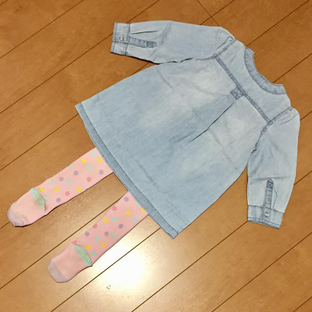 H&M(エイチアンドエム)のサイズ 75＊ワンピースset＊H&M キッズ/ベビー/マタニティのベビー服(~85cm)(ワンピース)の商品写真