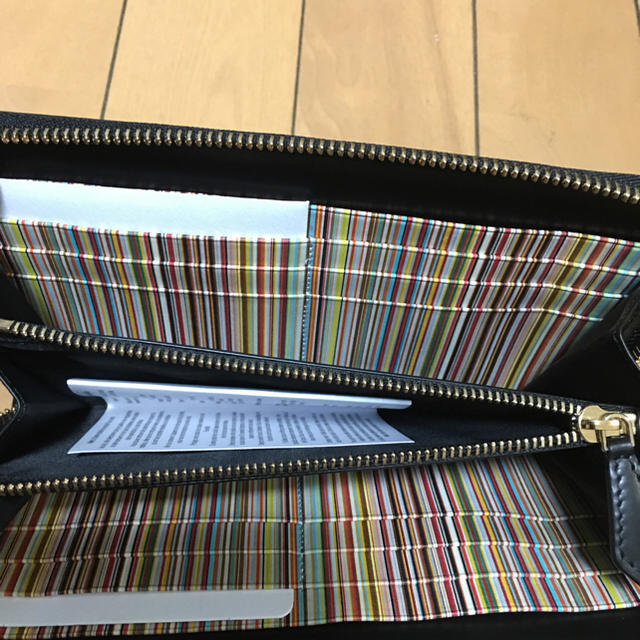 Paul Smith(ポールスミス)の値下げ PAUL SMITH ポールスミス　長財布　ブラック 未使用 メンズのファッション小物(長財布)の商品写真