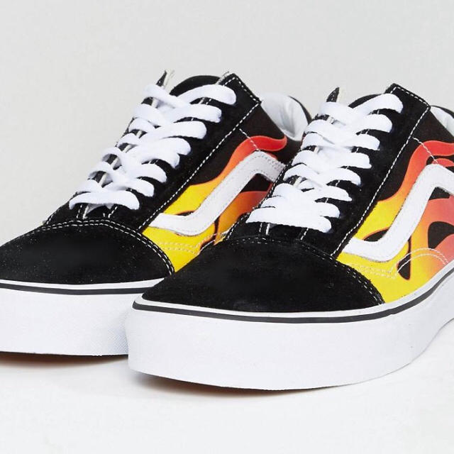 VANS OLD SKOOL オールドスクール FLAME 黒