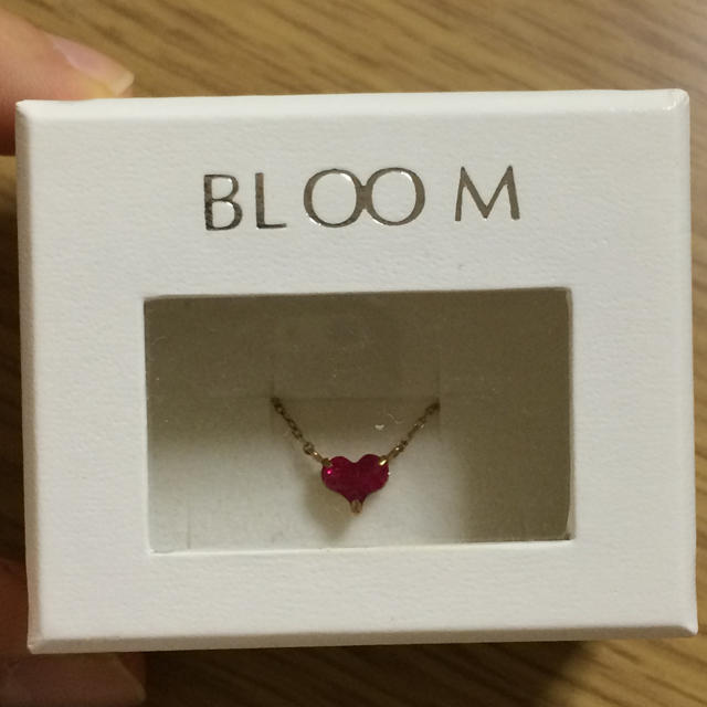 BLOOM(ブルーム)のyun様専用♫ブルーム❤️ハートルビーネックレス レディースのアクセサリー(ネックレス)の商品写真