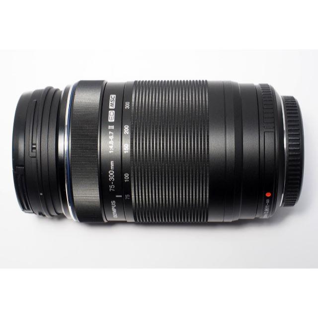 OLYMPUS(オリンパス)の ED 75-300mm F4.8-6.7 II  M.ZUIKO 超美品 スマホ/家電/カメラのカメラ(レンズ(ズーム))の商品写真