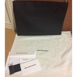 バレンシアガ(Balenciaga)のバレンシアガ♡レザークラッチ黒新品ハワイ購入(セカンドバッグ/クラッチバッグ)