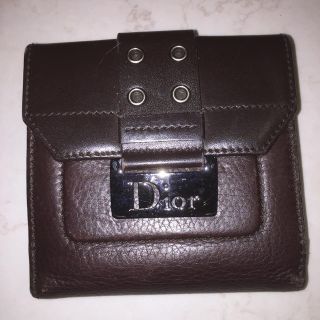 クリスチャンディオール(Christian Dior)のディオールおり財布ブラウン(折り財布)