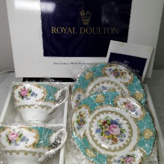 ロイヤルアルバート(ROYAL ALBERT)のmarieannette様専用ロイヤルアルバートティーカップ&ソーサー２客セット(グラス/カップ)