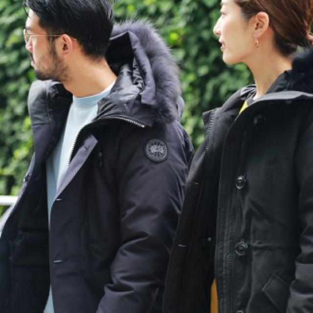 CANADA GOOSE(カナダグース)のカナダグース イエナ 別注 黒ワッペン 34 36 サイズ 即日完売品 レディースのジャケット/アウター(ダウンジャケット)の商品写真