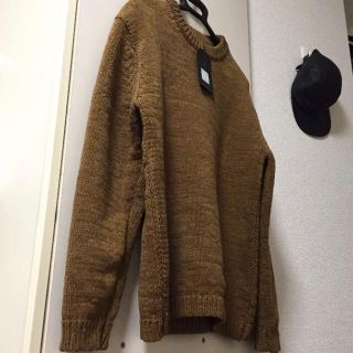 アンユーズド(UNUSED)のbukht SUEDE SWEATER 茶 ブラウン(ニット/セーター)