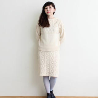 ドットアンドストライプスチャイルドウーマン(Dot&Stripes CHILDWOMAN)のCHILD WOMAN＊ケーブルニット(ニット/セーター)