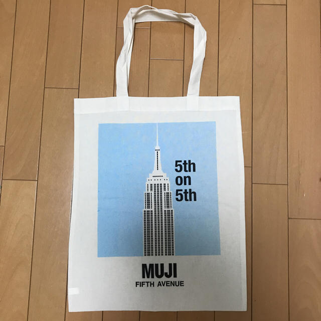 MUJI (無印良品)(ムジルシリョウヒン)の無印良品 MUJI ニューヨーク限定 トートバッグ レディースのバッグ(トートバッグ)の商品写真