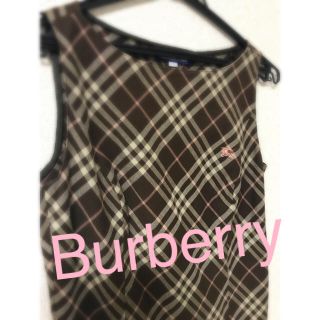 バーバリー(BURBERRY)のゆきだるまさん専用Burberryワンピ(ミニワンピース)