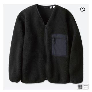 ユニクロ(UNIQLO)のボアフリースカーディガン(カーディガン)